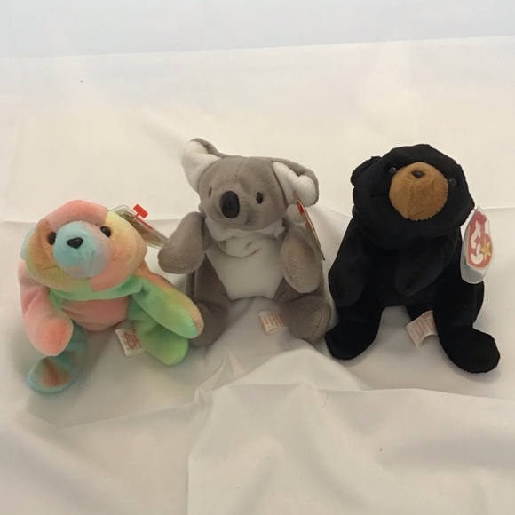 Ty Beanie Babies Three Bears NWT - Picture 1 of 12